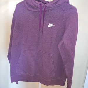 PURPLE NIKE HOODIE